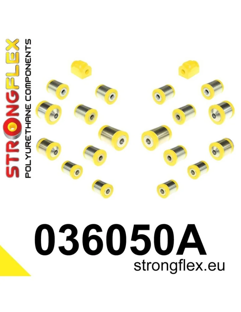  Kit SPORT Silent block Polyuréthane Train Avant et Arrière BMW 1 Series F20 F21
