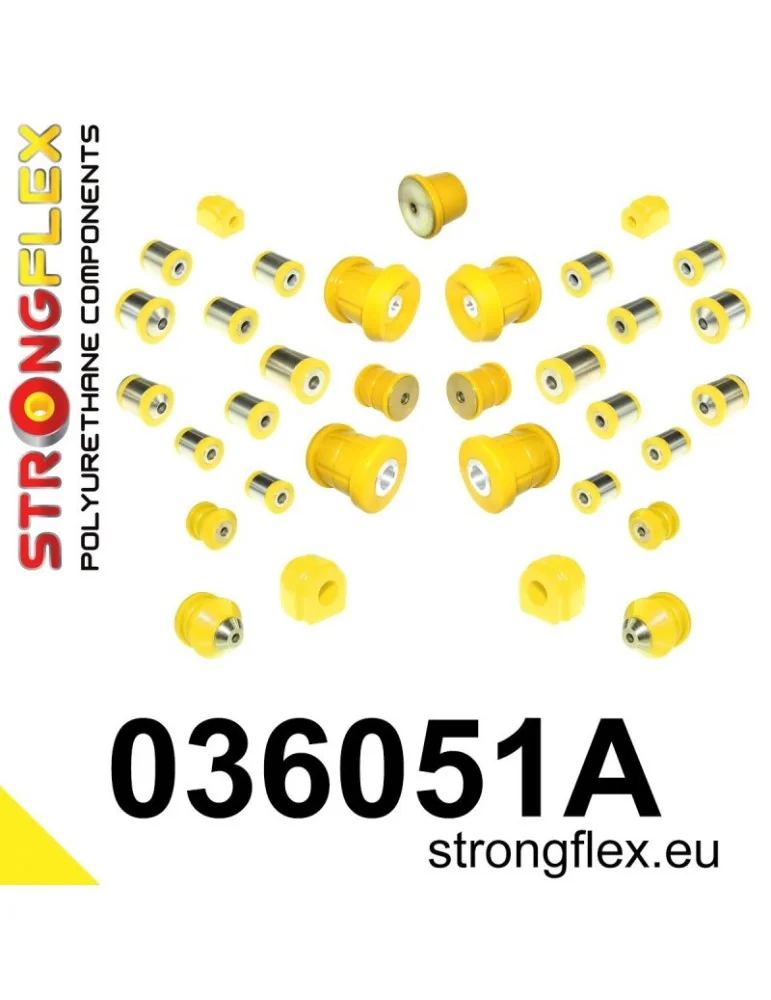  Silent block Polyuréthane kit SPORT Train de Suspension  BMW 3 Series F30 F31 F34
