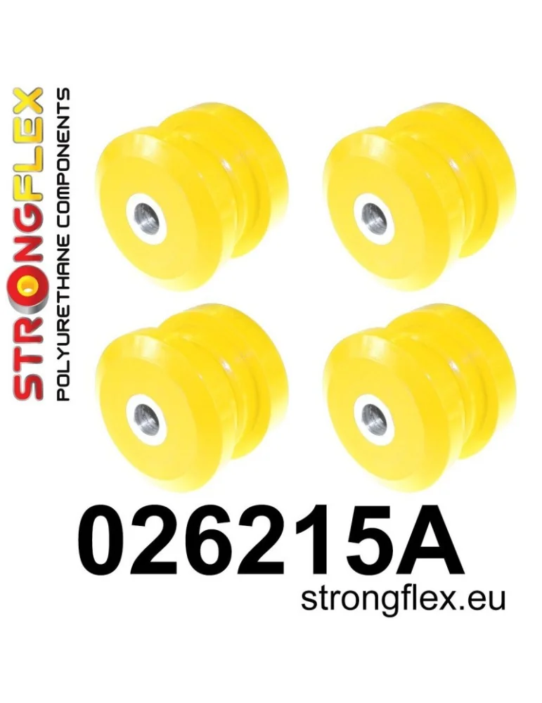  Kit Silent block Polyuréthane SPORT Berceau Arrière Audi 80 B4 92-96 Quattro
