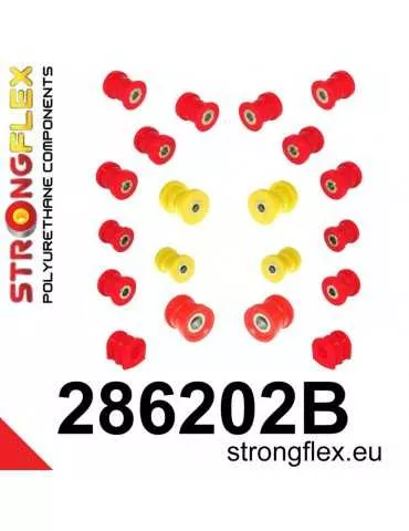  Kit Silent block Polyuréthane Train Avant et Arrière Infiniti G IV G25 / G35 G37 Q40 Q60 (07-15) V36 (07-13) 2 Roues 