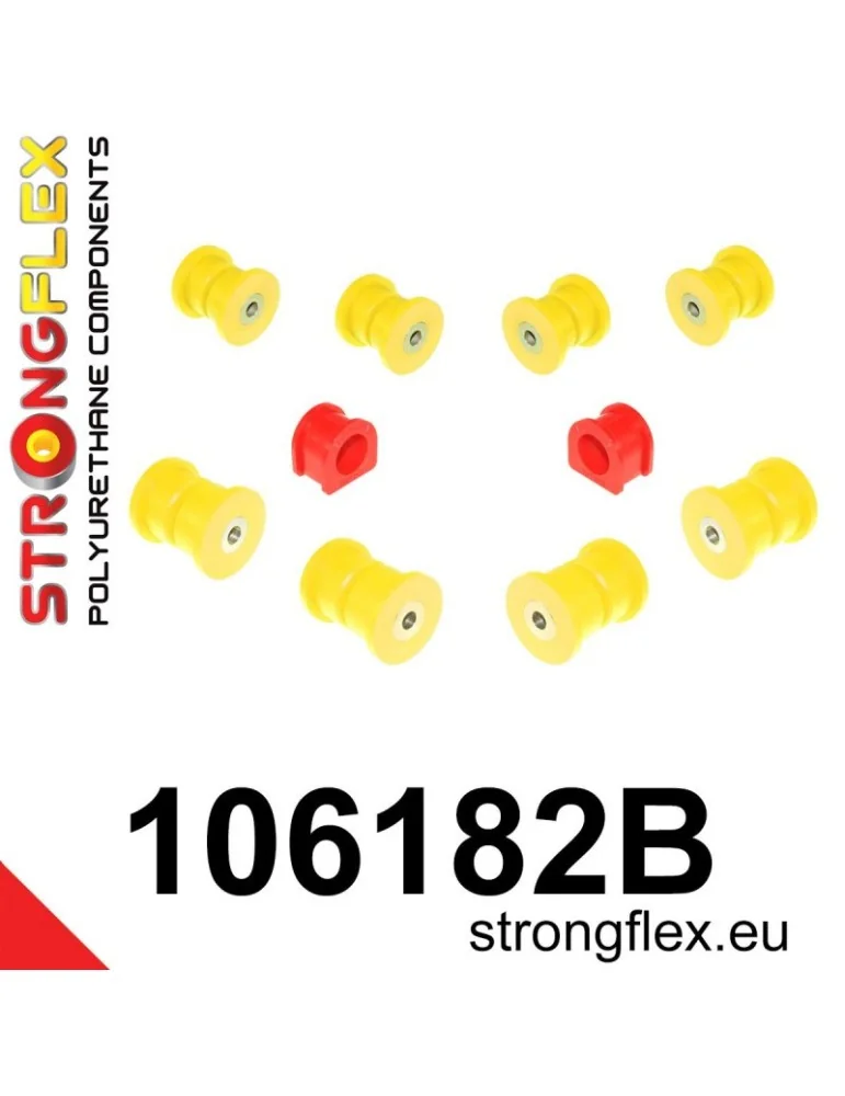  Kit Silent block Polyuréthane Train Avant Mazda RX-7 FD 92-02
