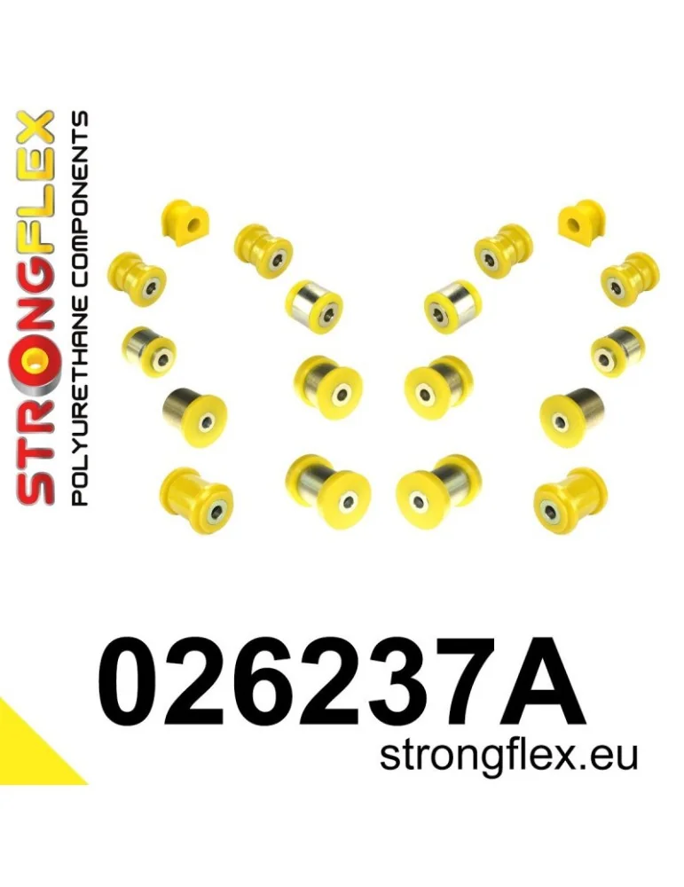  Kit SPORT Silent block Polyuréthane Train Avant et Arrière Audi A4 B6 01-05 2 Roues motrices
