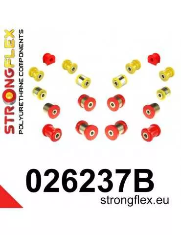  Kit Silent block Polyuréthane Train Avant et Arrière Audi A4 B6 01-05 Quattro
