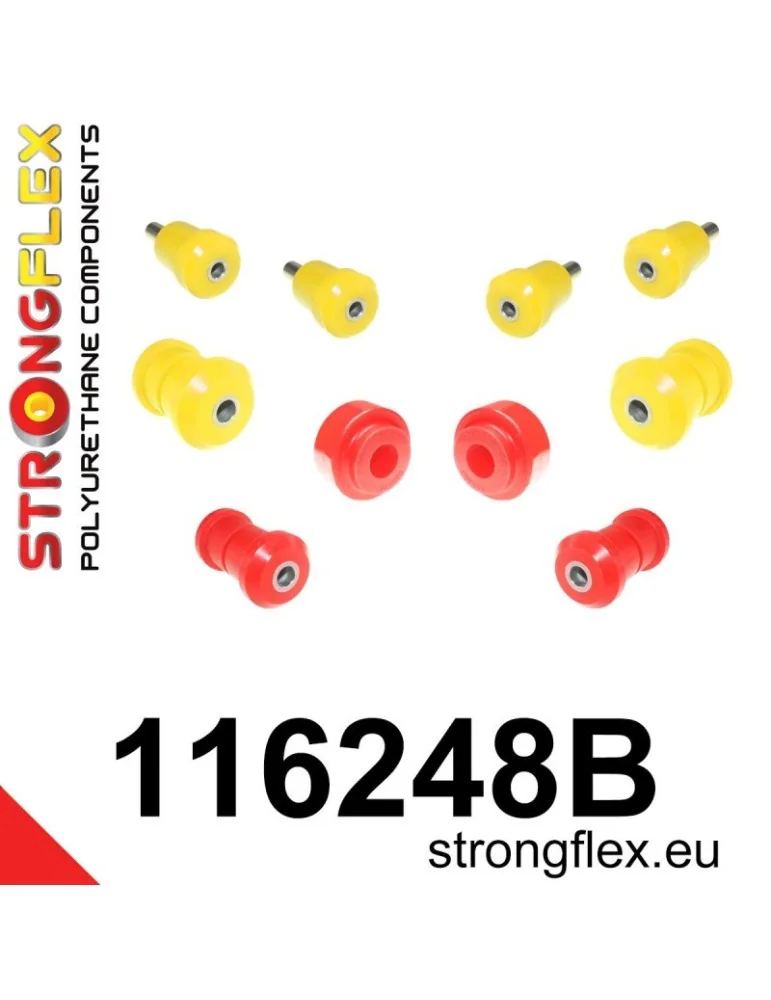  Kit Silent block Polyuréthane Train Avant Mercedes S-Class W140
