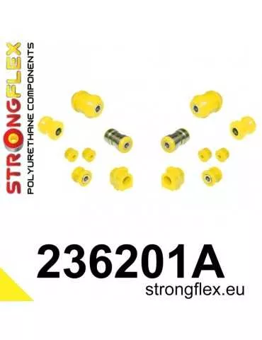  Kit SPORT Silent block Polyuréthane Train Avant Volvo 740 84-90
