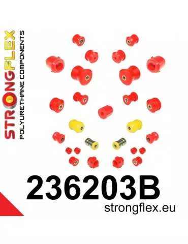  Kit Silent block Polyuréthane Train Avant Volvo 940 90-98
