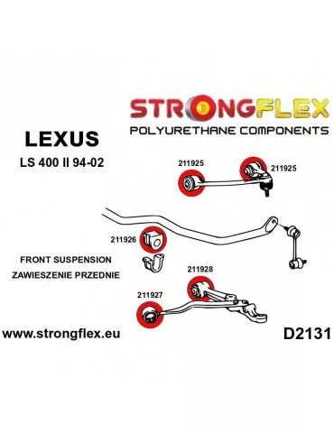  Kit SPORT Silent block Polyuréthane Train Avant Lexus LS400 II UCF20 94-00

