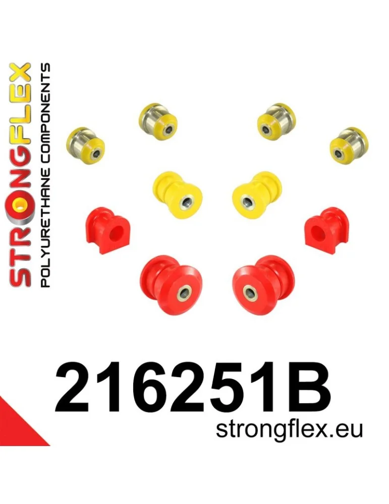  Kit Silent block Polyuréthane Train Avant Lexus LS400 II UCF20 94-00
