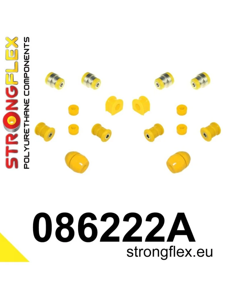  Kit SPORT Silent block Polyuréthane Train Avant Honda Prelude V 96-01