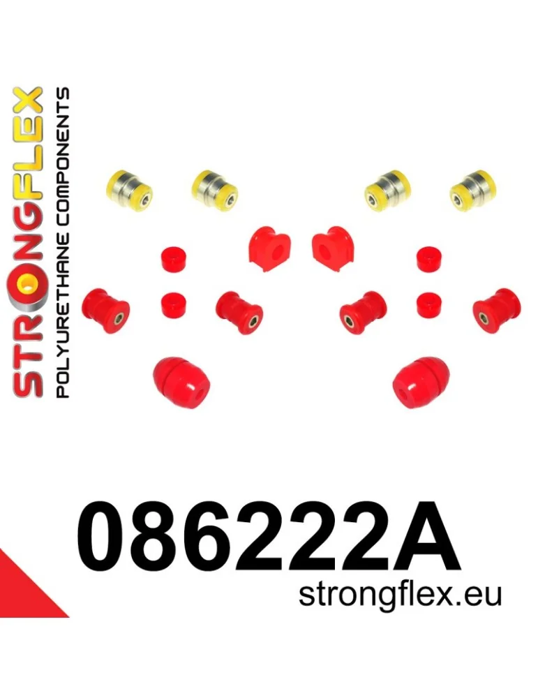  Kit Silent block Polyuréthane Train Avant Honda Prelude IV 92-96