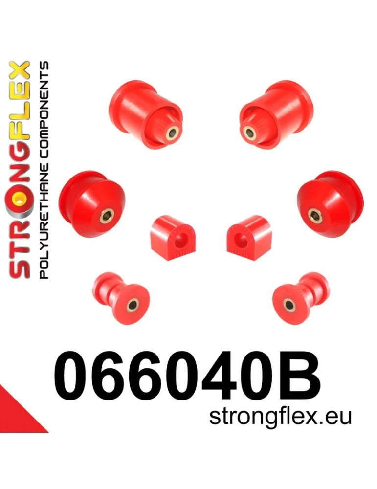  Kit Silent block Polyuréthane Train Avant Opel Corsa D S07 (06-14)