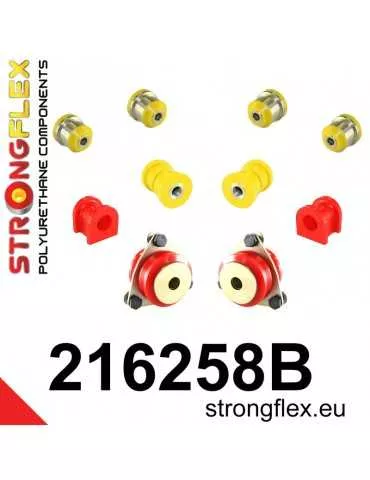  Kit Silent block Polyuréthane Train Avant Lexus LS LS400 I UCF10 89-94
