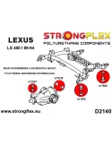  Silent block Polyuréthane barre transversale Arrière kit Lexus LS LS400 I UCF10 89-94
