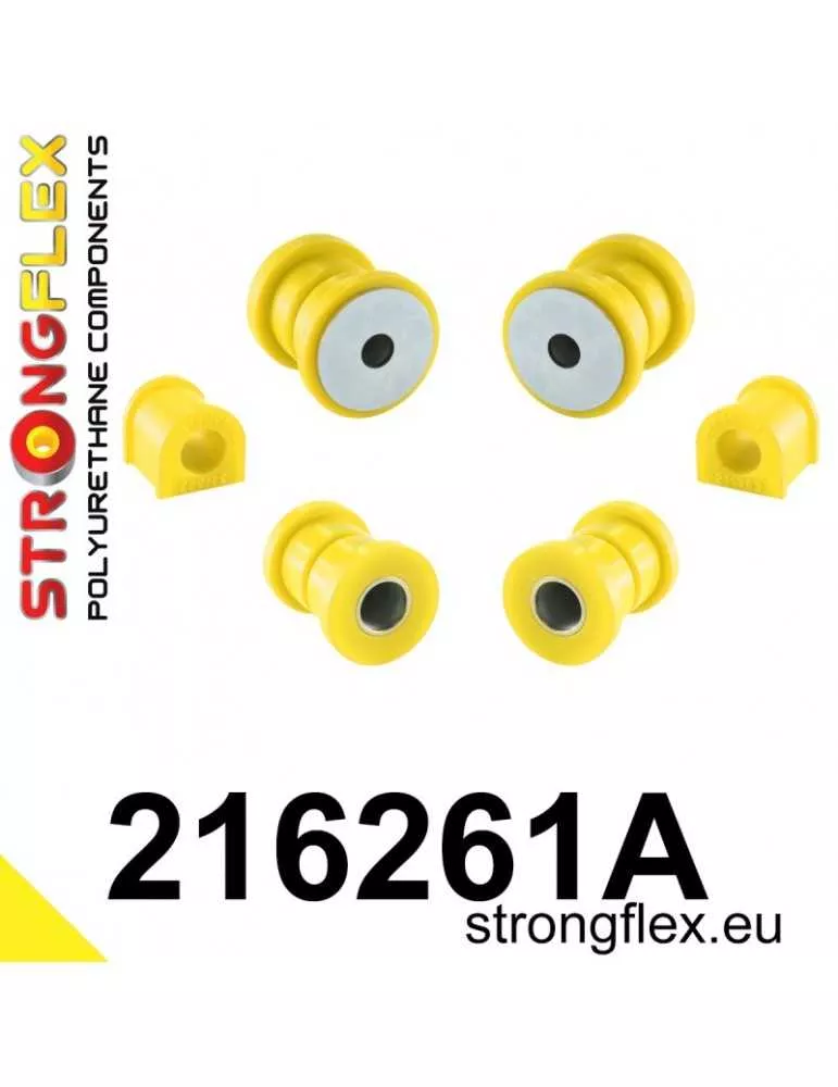  Kit SPORT Silent block Polyuréthane Train Avant Toyota Celica V (89-93) ST185 Turbo AWD
