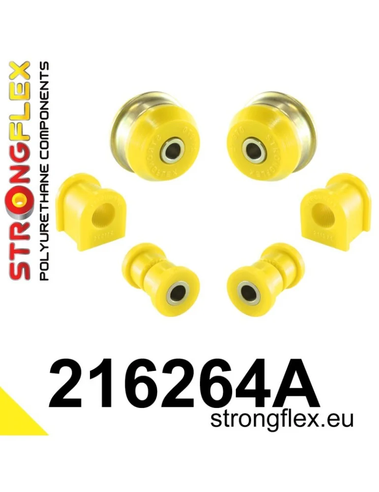  Kit SPORT Silent block Polyuréthane Train Avant Toyota Corolla IX (01-07) E120 E130