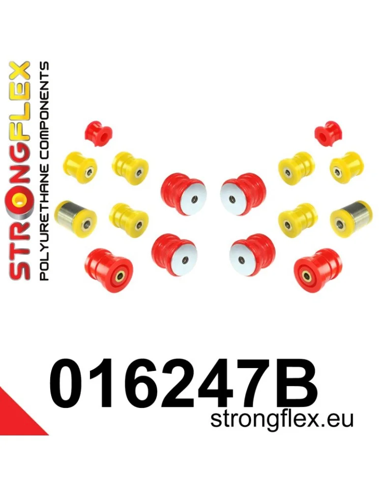  Kit Silent block Polyuréthane Train Avant et Arrière Alfa Romeo Brera (05-10)
