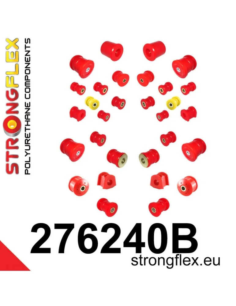  Kit Silent block Polyuréthane Train Avant Subaru Legacy BM BR (09-14)
