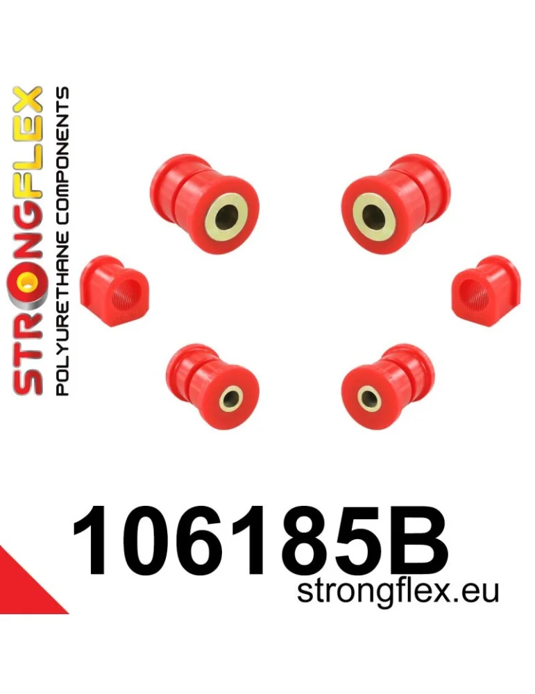  Kit Silent block Polyuréthane Train Avant Mazda 323 F BA 94-98
