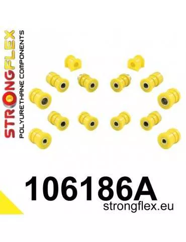  Kit SPORT Silent block Polyuréthane Train Avant et Arrière Mazda 323 F BA 94-98
