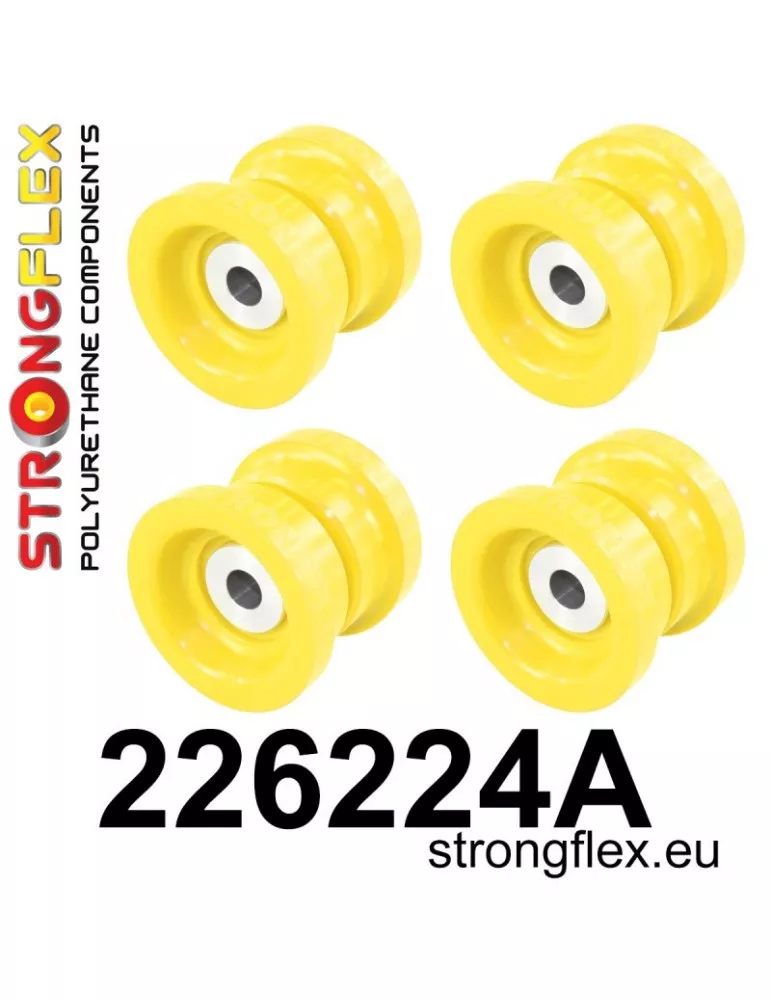  Silent block Polyuréthane kit SPORT Berceau Avant Audi A6 C5 (97-04) 2 Roues motrices
