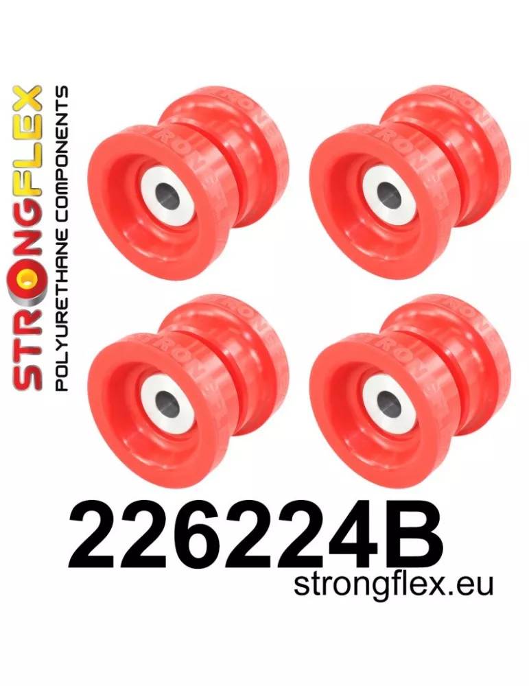  Silent block Polyuréthane kit Berceau Avant Audi A6 C5 (97-04) Quattro & Allroad
