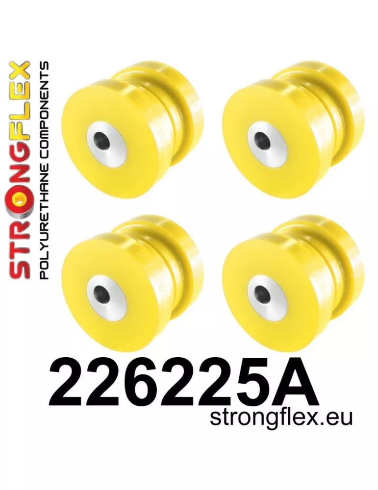  Kit Silent block Polyuréthane SPORT Berceau Arrière Audi A6 C5 (97-04) Quattro & Allroad

