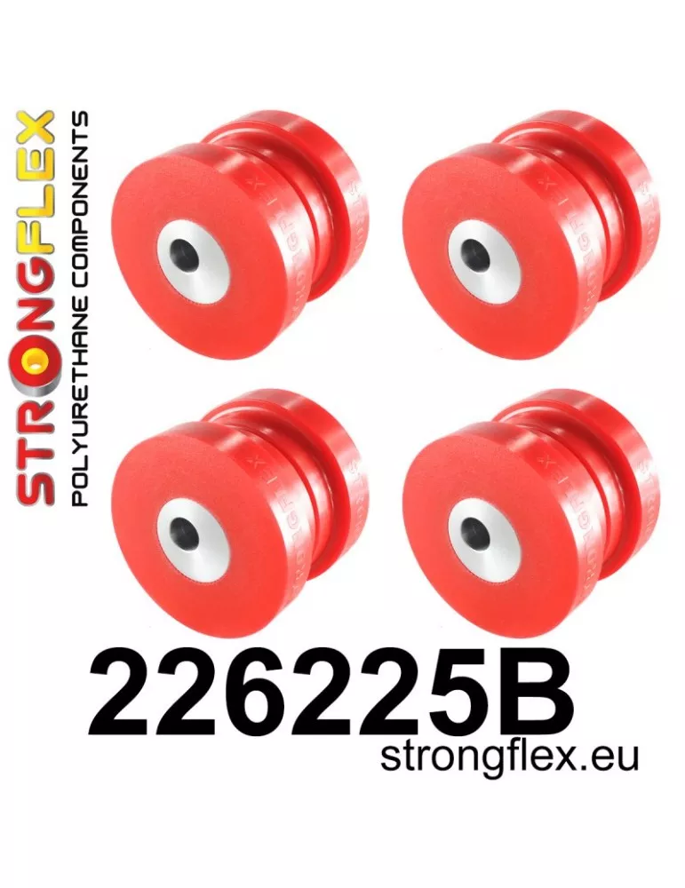  Kit Silent block Polyuréthane Berceau Arrière Audi A6 C5 (97-04) Quattro & Allroad
