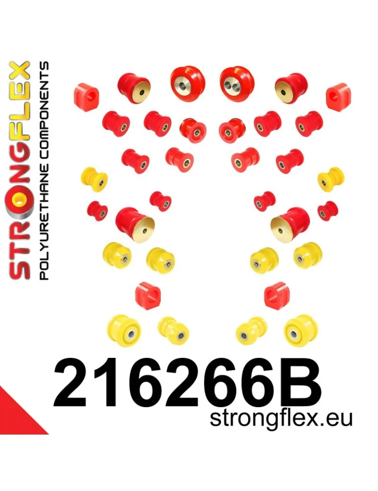  Kit Silent block Polyuréthane Suspension Totale  Toyota Arestto I (91-97)
