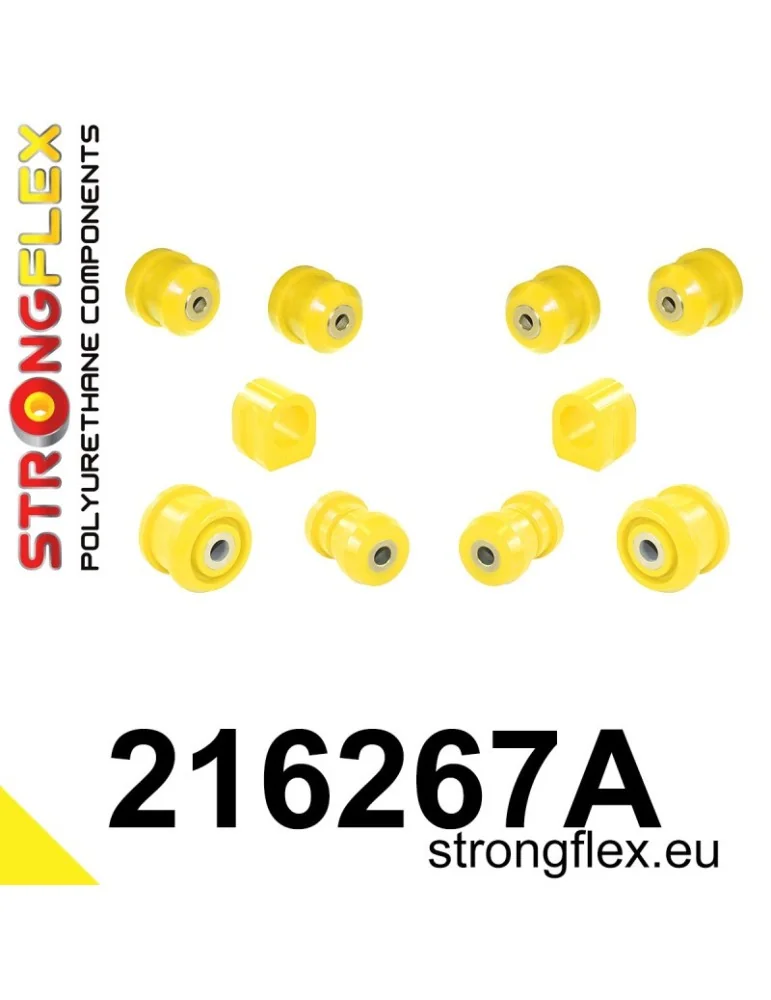  Kit SPORT Silent block Polyuréthane Train Avant Toyota Arestto I (91-97)

