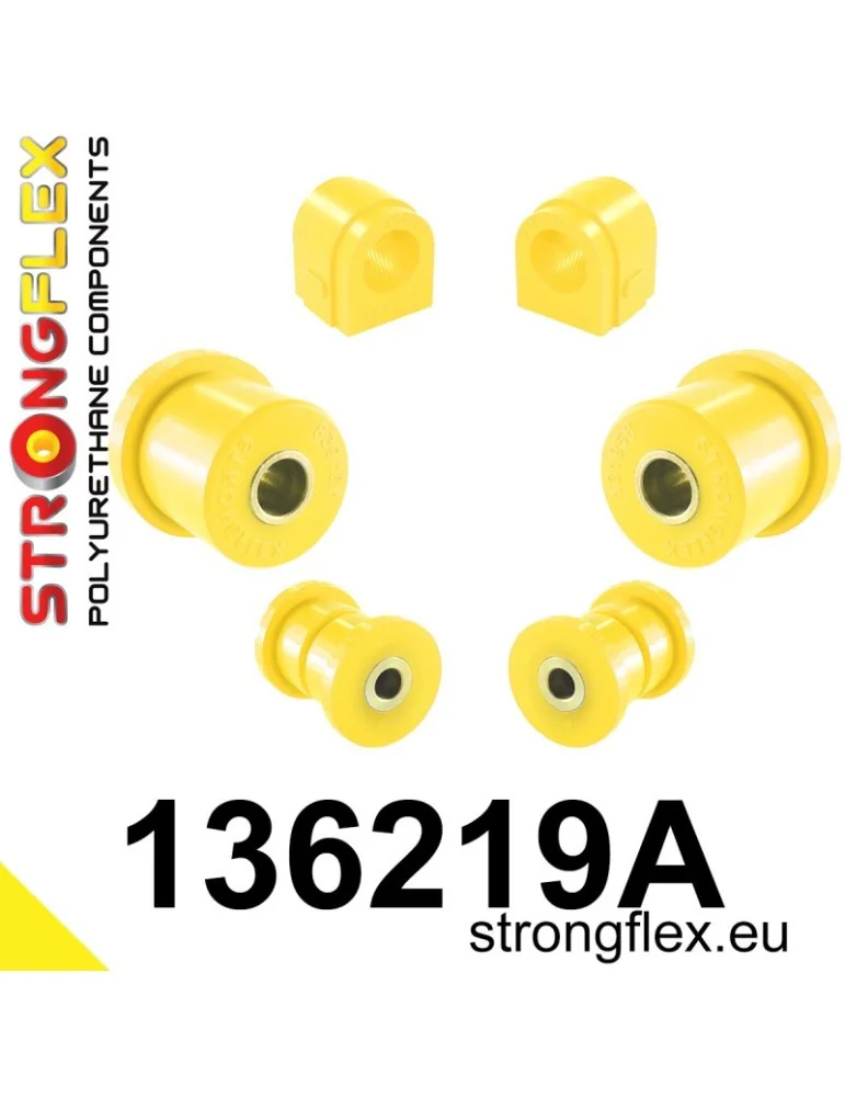  Kit SPORT Silent block Polyuréthane Train Avant Opel / Vauxhall Zafira C (11-19)

