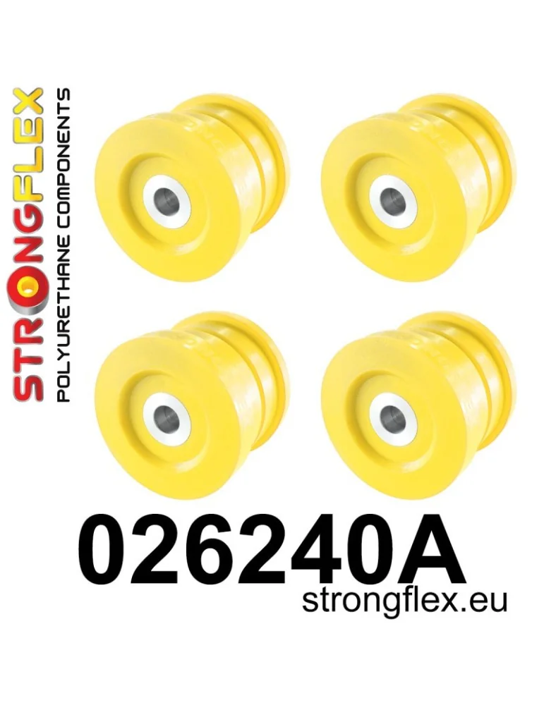  Kit Silent block Polyuréthane SPORT Berceau Arrière Audi A8 D2 (94-03)
