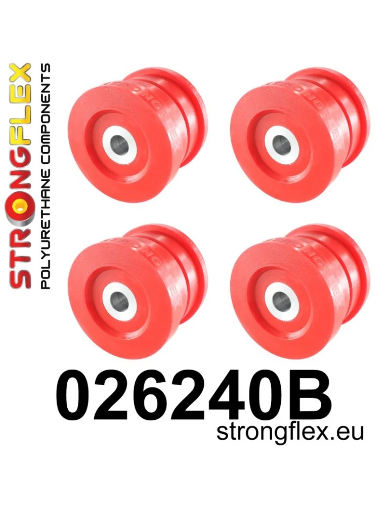  Kit Silent block Polyuréthane Berceau Arrière Audi A8 D2 (94-03)
