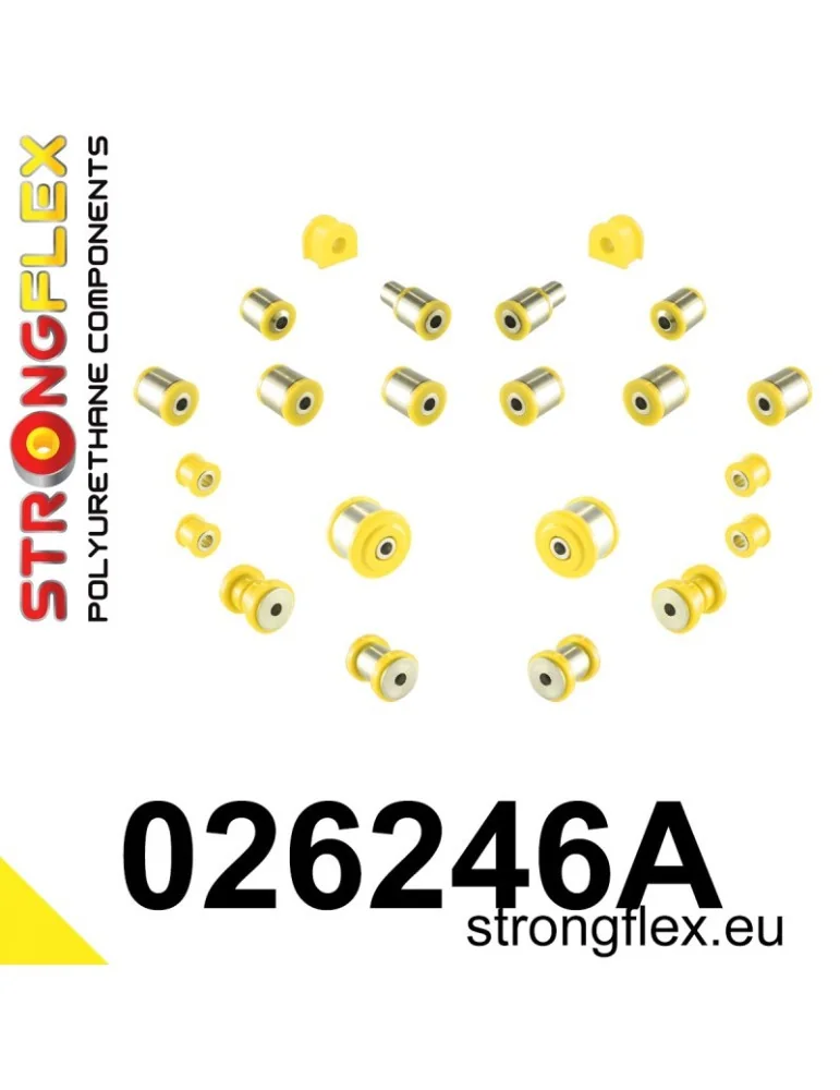  Kit SPORT Silent block Polyuréthane Train Avant et Arrière Audi A8 D2 (94-03)
