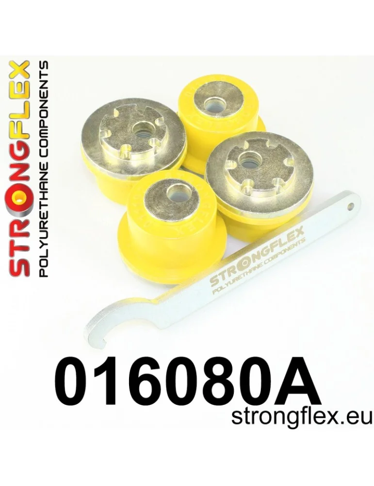  Silent block Polyuréthane Bras Avant Supérieur kit eccentric SPORT Alfa Romeo 166 (99-07) type 936
