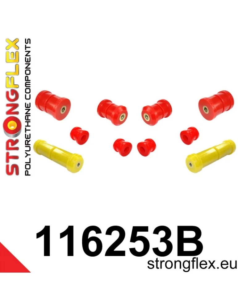  Kit Silent block Polyuréthane Train Avant Mercedes Klasa C W202 (93-98)

