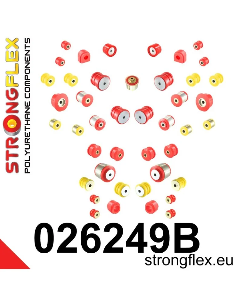  Kit Silent block Polyuréthane Suspension totale Audi A4 IV (07-15) B8 / 8K QUATTRO
