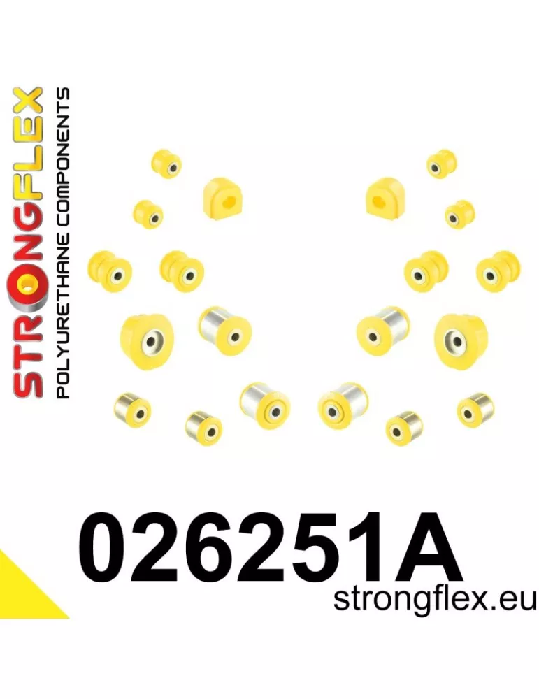  Kit SPORT Silent block Polyuréthane Train Avant et Arrière Audi A5 8T (07-16) QUATTRO
