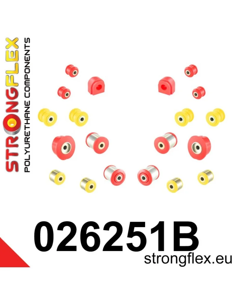  Kit Silent block Polyuréthane Train Avant et Arrière Audi A5 8T (07-16) QUATTRO
