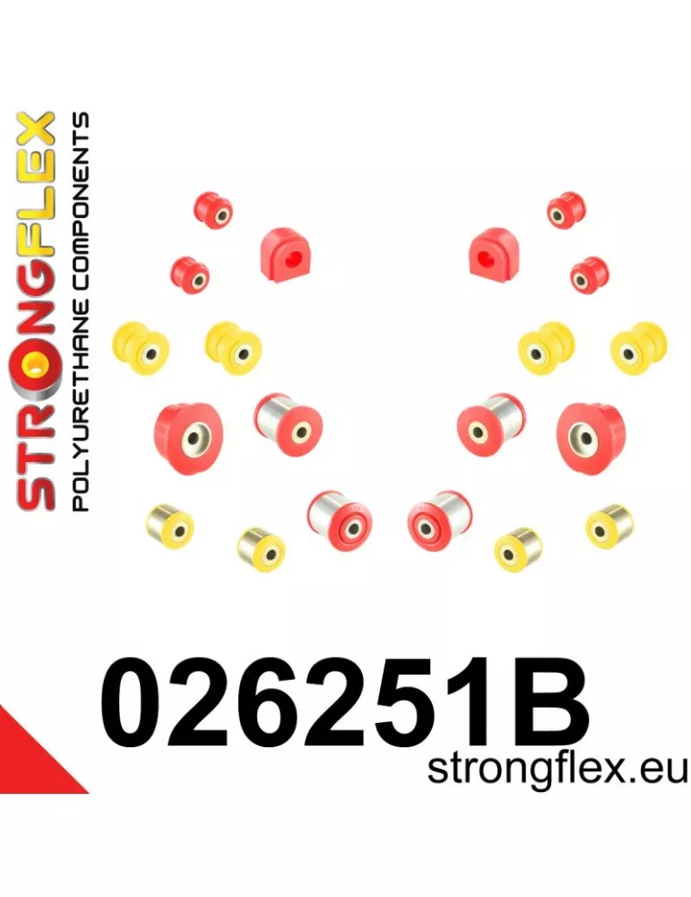  Kit Silent block Polyuréthane Train Avant et Arrière Audi A5 8T (07-16) QUATTRO
