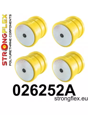  Kit Silent block Polyuréthane SPORT Berceau Arrière Audi A4 IV (07-15) B8 / 8K 2 Roues motrices
