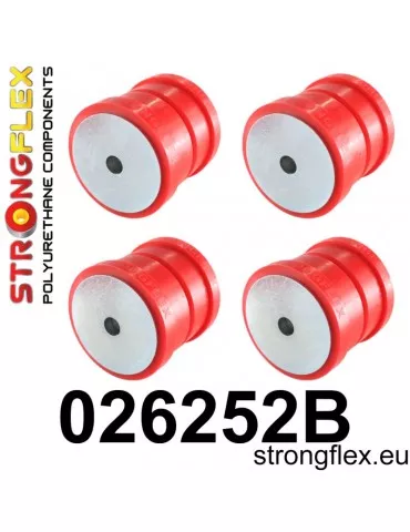  Kit Silent block Polyuréthane Berceau Arrière Audi A4 IV (07-15) B8 / 8K 2 Roues motrices
