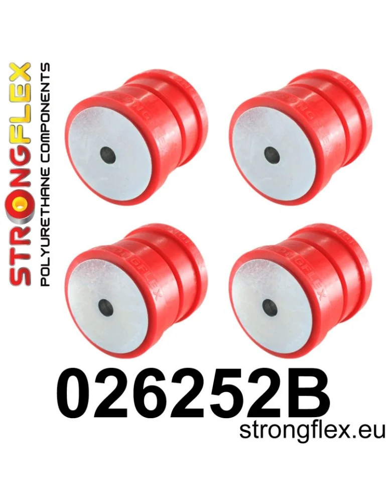  Kit Silent block Polyuréthane Berceau Arrière Audi A4 IV (07-15) B8 / 8K QUATTRO
