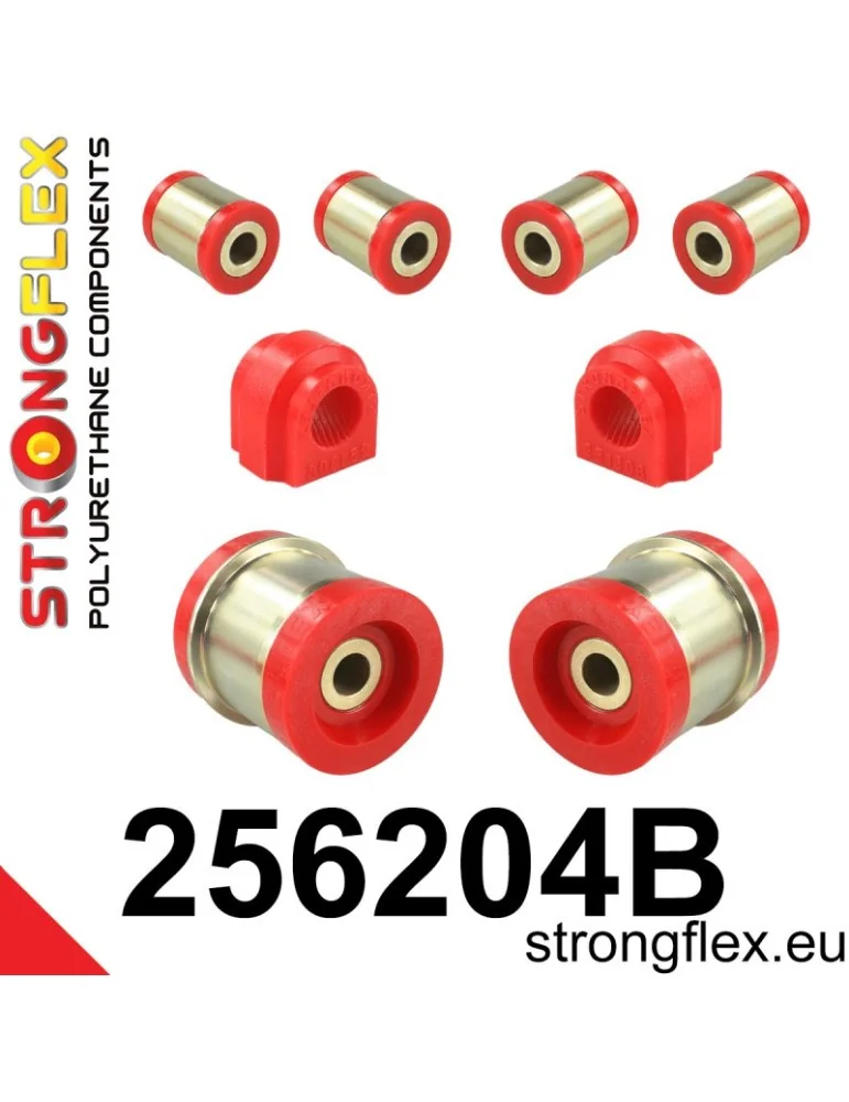  Kit Silent block Polyuréthane Train Avant et Arrière from 05/2003 Mini R50/R52/R53 (00-06)
