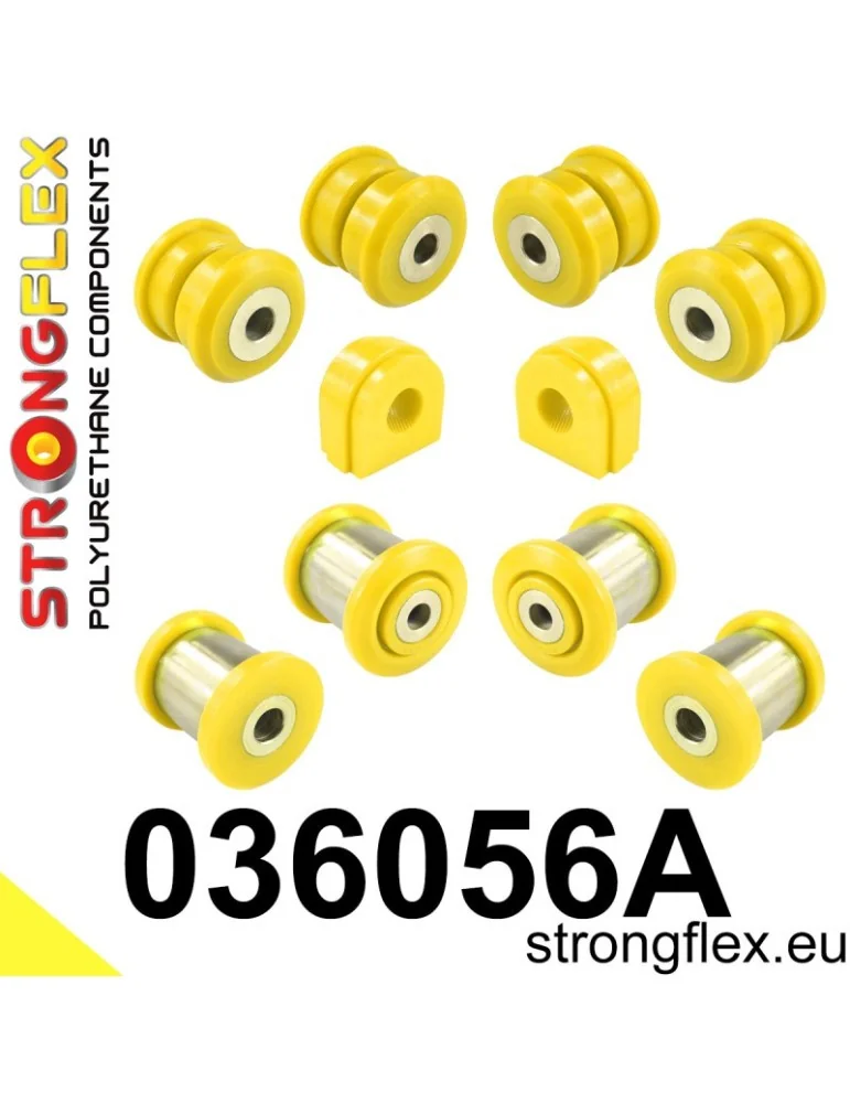  Kit SPORT Silent block Polyuréthane Train Avant et Arrière BMW X6 II (14-19) F16
