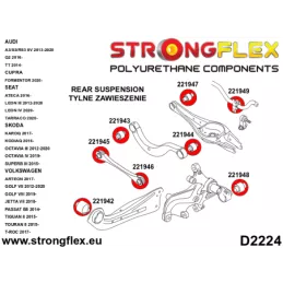  Silent block Polyuréthane Triangle de suspension Avant Škoda Octavia IV (19-)
