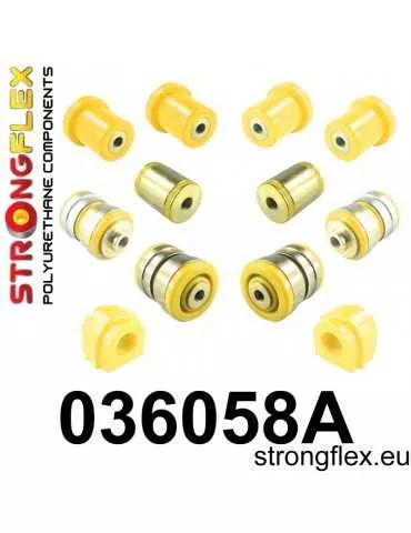  Kit SPORT Silent block Polyuréthane Train Avant BMW Seria 5 VI (10-17) F10 / F11 Sedan 2 Roues motrices
