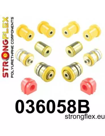  Kit Silent block Polyuréthane Train Avant BMW Seria 6 III (11-18) F06 / F12 F13 2 Roues motrices
