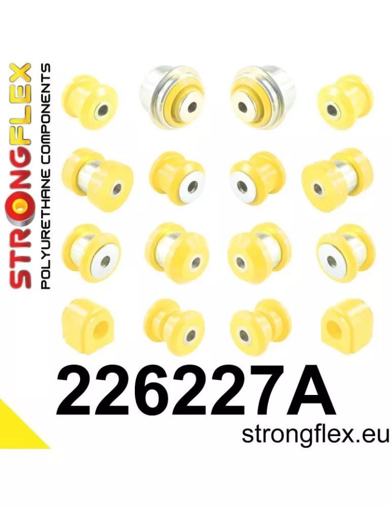  Kit SPORT Silent block Polyuréthane Train Avant et Arrière Volkswagen Golf VIII (19-)
