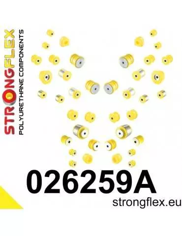  Kit SPORT Silent block Polyuréthane Suspension totale Audi A4 IV (07-15) B8 / 8K 2 Roues motrices
