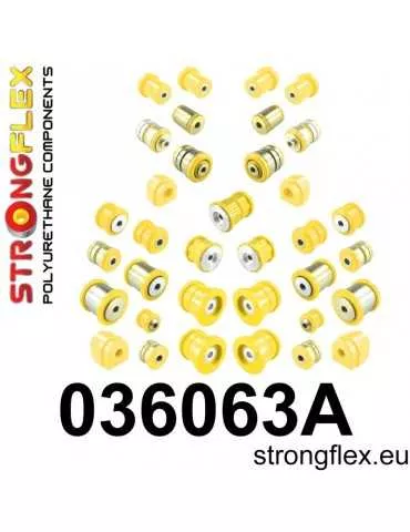  Kit SPORT Silent block Polyuréthane Suspension totale BMW Seria 5 VI (10-17) F10 / F11 Touring 2 Roues motrices
